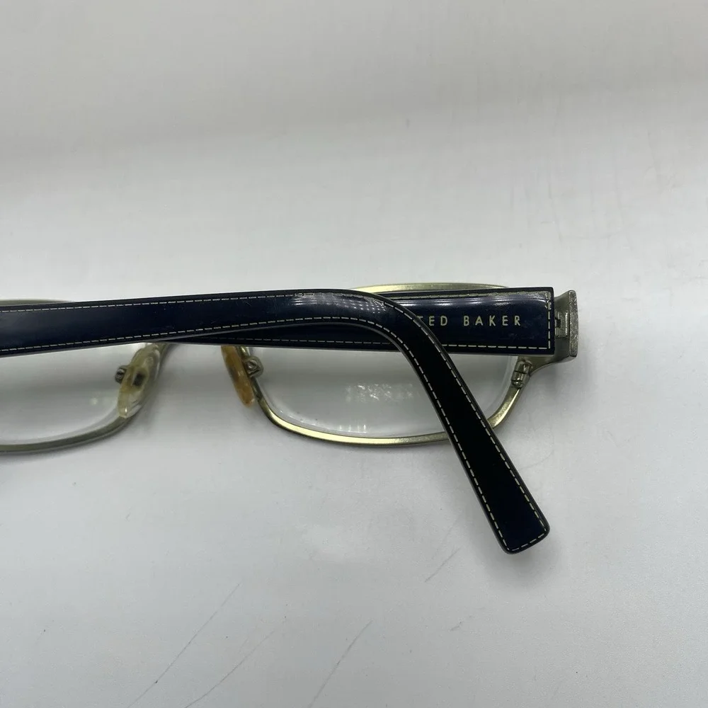 Ted Baker Eyeglasses FRAME ONLY Piroquette 49-16-135 Black Green 564